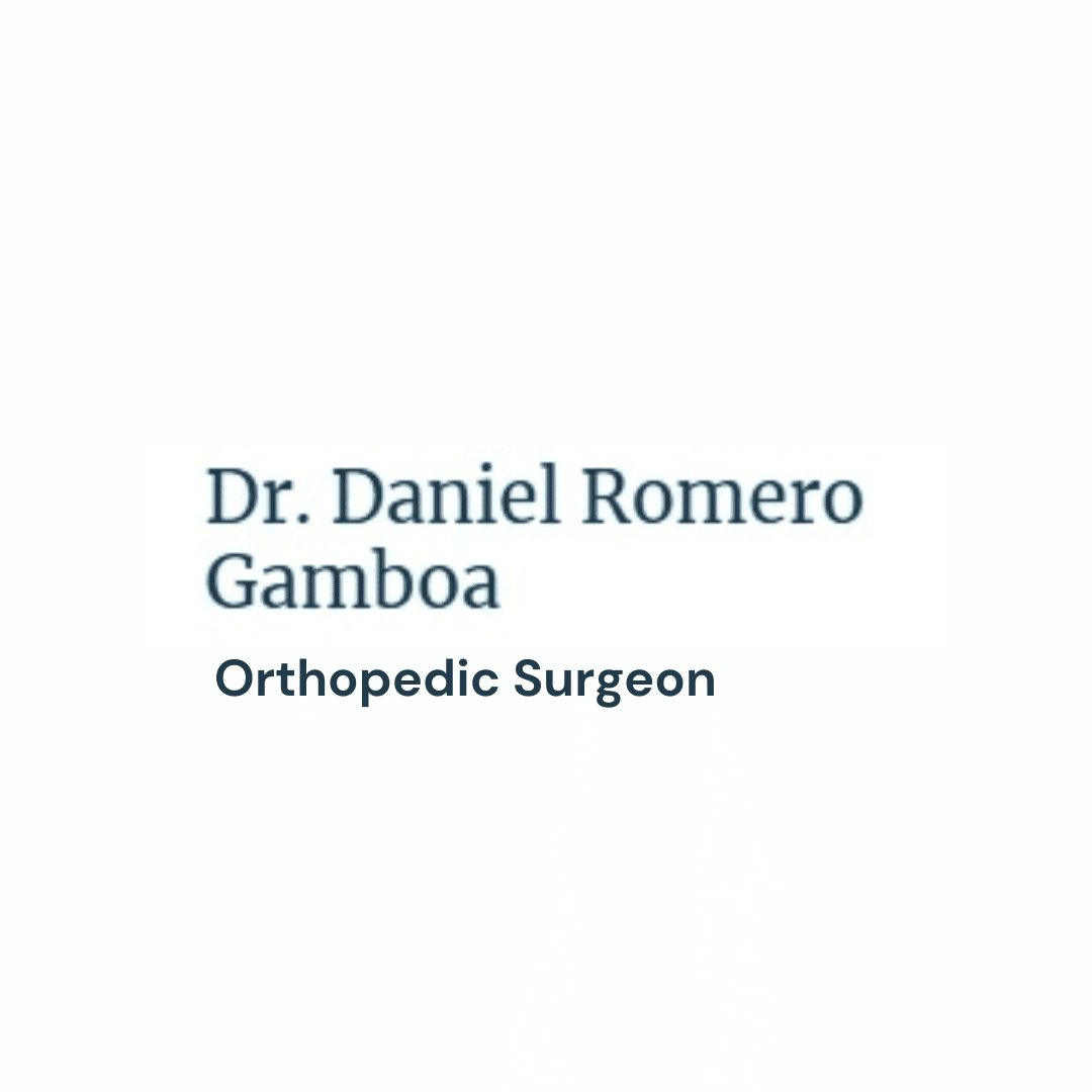 Dr. Daniel Romero Gamboa - Orthopedic Clinic